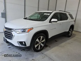 2020 Chevrolet Traverse LT with VIN 1GNEVHKW6LJ245558, listed as a Copart auction lot 60528785 with 157,659 mi miles and Clean title. Bid and sale history available at DreamBid. Image 1.