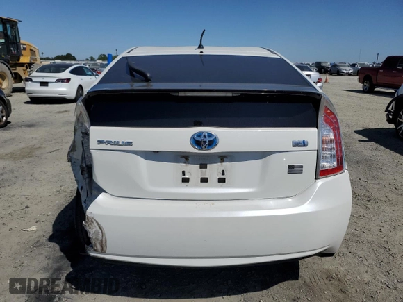 2015 Toyota Prius Four with VIN JTDKN3DU3F0484585, listed as a Copart auction lot 52902225 with 138,280 mi miles and Salvage Title. Bid and sale history available at DreamBid. Image 6.