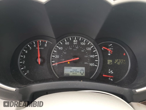 2015 Nissan Quest S with VIN JN8AE2KP6F9120261, listed as a Copart auction lot 55038694 with 127,294 mi miles. Bid and sale history available at carsss.com. Image 9.
