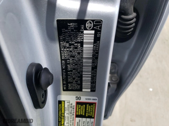 2016 Toyota Corolla L with VIN 2T1BURHE6GC555732, listed as a Copart auction lot 50277035 with 105,414 mi miles and Salvage Title. Bid and sale history available at carsss.com. Image 14.