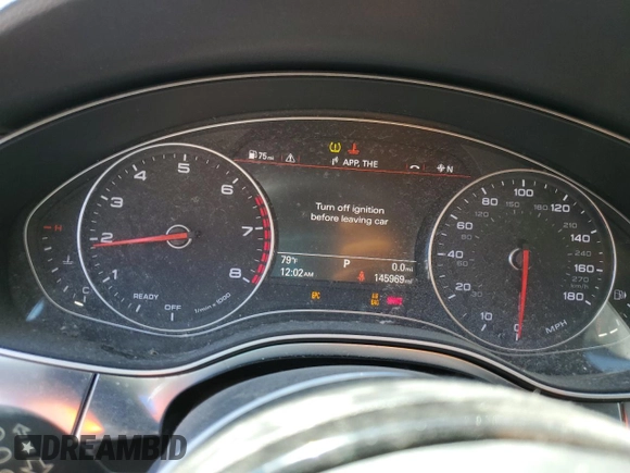 2018 Audi A7 Premium Plus with VIN WAUW3AFCXJN023912, listed as a Copart auction lot 48468425 with 145,969 mi miles and Clean title. Bid and sale history available at DreamBid. Image 9.