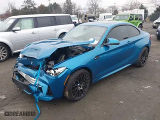 2021 BMW M2 Competition with VIN WBS2U7C02M7H63454, listed as a IAAI auction lot 41063808 with 15,047 mi miles. Bid and sale history available at carsss.com. Image 17.