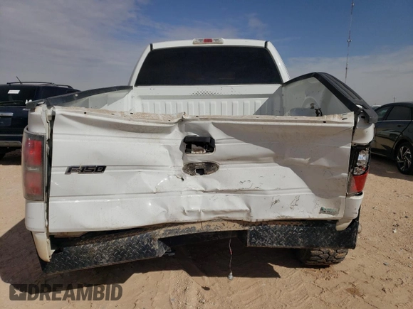 2010 Ford F-150 XL with VIN 1FTFX1CV2AFB26894, listed as a Copart auction lot 45050105 with 211,770 mi miles and Salvage Title. Bid and sale history available at carsss.com. Image 6.
