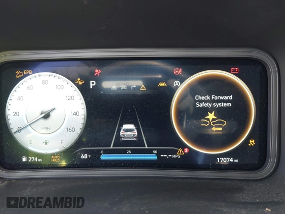 2023 Hyundai Kona Limited with VIN KM8K53A35PU044708, listed as a IAAI auction lot 41287608 with 17,074 mi miles. Bid and sale history available at carsss.com. Image 7.