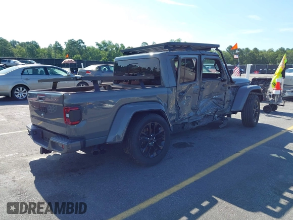 2022 Jeep Gladiator High Altitude with VIN 1C6HJTFG6NL152173, listed as a IAAI auction lot 42524638 with 17,148 mi miles and . Bid and sale history available at DreamBid. Image 4.