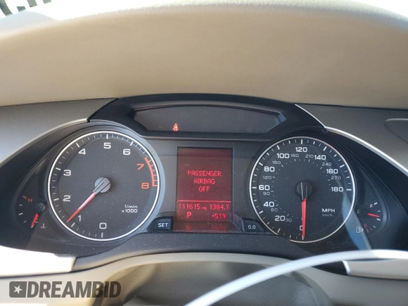 2010 Audi A4 2.0T Premium Plus with VIN WAUWFAFL3AA148118, listed as a Copart auction lot 88141705 with 111,615 mi miles and Salvage Title. Bid and sale history available at carsss.com. Image 9.