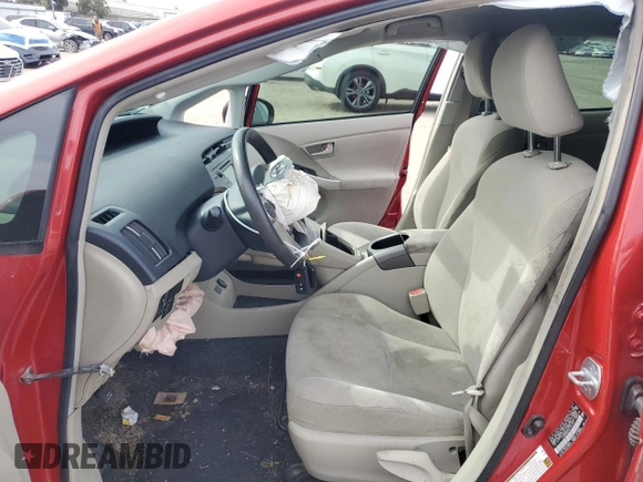2014 Toyota Prius Four with VIN JTDKN3DU2E1771215, listed as a Copart auction lot 44829145 with Not Provided miles and Salvage Title. Bid and sale history available at DreamBid. Image 7.