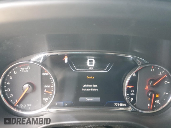 2020 GMC Acadia SLT with VIN 1GKKNULS4LZ208174, listed as a Copart auction lot 51036115 with 77,148 mi miles and Non Repairable. Bid and sale history available at DreamBid. Image 9.