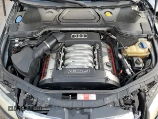 2004 Audi A8 L with VIN WAUML44E74N001111, listed as a Copart auction lot 88940235 with 220,191 mi miles and Salvage Title. Bid and sale history available at carsss.com. Image 13.