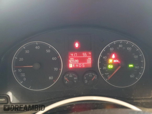 2007 Volkswagen Jetta с VIN 3VWEG81K17M194140, выставлен на аукционе Copart как лот 43654935 с пробегом 90 599 миль миль и На запчасти • Non repairable. История ставок и продаж доступна на DreamBid. Изображение 9.