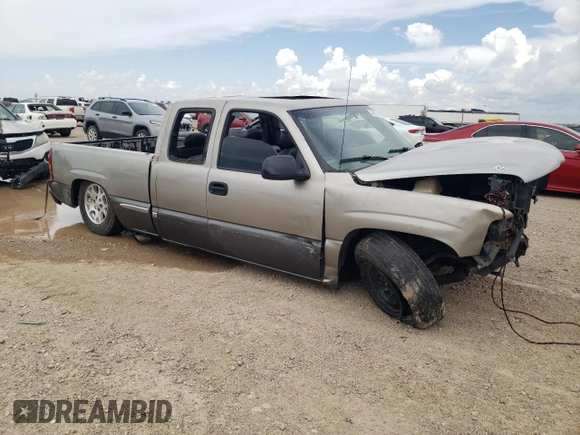 1999 GMC New Sierra 1500 SLE with VIN 2GTEC19T4X1519566, listed as a Copart auction lot 54897245 with 267,552 mi miles and Salvage Title. Bid and sale history available at carsss.com. Image 4.