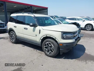 2024 Ford Bronco Sport Big Bend with VIN 3FMCR9B67RRE83844, listed as a IAAI auction lot 42451555 with 6,445 mi miles and . Bid and sale history available at DreamBid. Image 1.