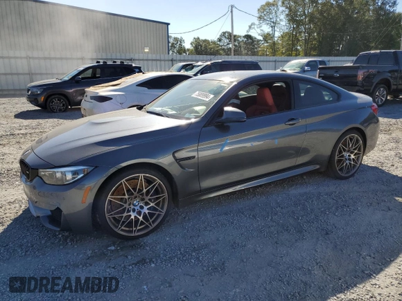 2018 BMW M4 with VIN WBS4Y9C54JAA85700, listed as a Copart auction lot 75889994 with Not Provided miles and Salvage Title. Bid and sale history available at carsss.com. Image 1.