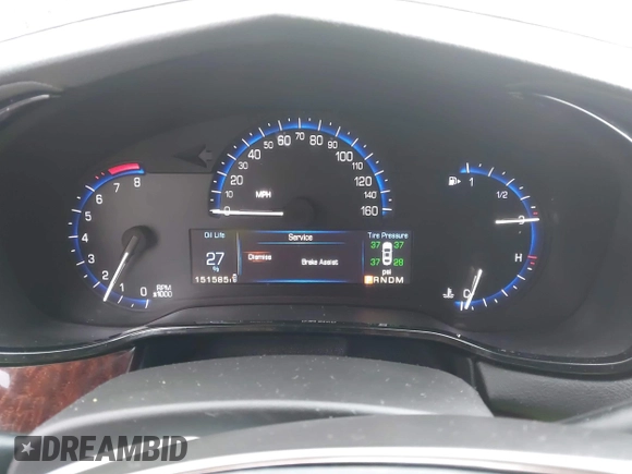 2014 Cadillac CTS Luxury AWD with VIN 1G6AX5SX3E0156938, listed as a IAAI auction lot 41574318 with 151,585 mi miles and . Bid and sale history available at DreamBid. Image 7.