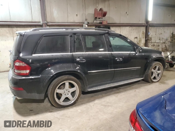 2008 Mercedes-Benz GL-Class 5.5L with VIN 4JGBF86E18A389760, listed as a Copart auction lot 83805834 with 165,629 mi miles and Clean Title. Bid and sale history available at carsss.com. Image 3.