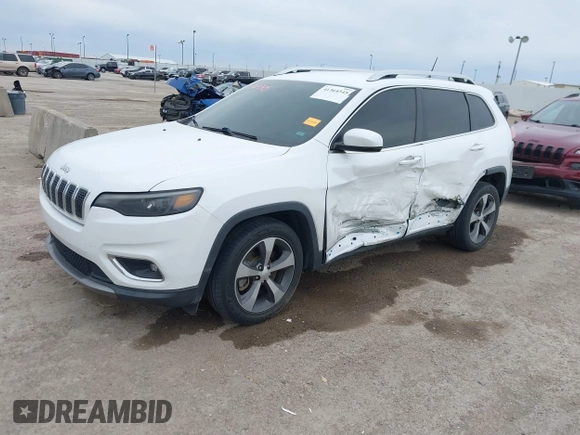 2019 Jeep Cherokee Limited with VIN 1C4PJLDB4KD346296, listed as a IAAI auction lot 41364345 with 171,855 mi miles and . Bid and sale history available at DreamBid. Image 6.