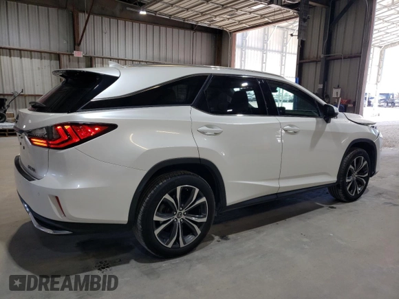 2020 Lexus RX 350L with VIN JTJHZKFA3L2025792, listed as a Copart auction lot 43141085 with 95,096 mi miles and Salvage title. Bid and sale history available at DreamBid. Image 3.