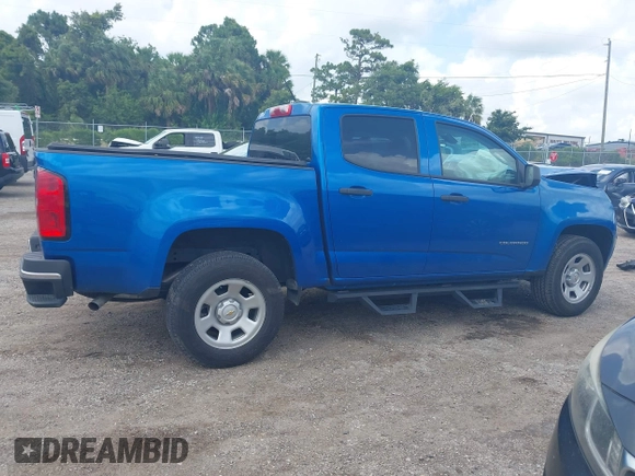 2022 Chevrolet Colorado 2WD Work Truck with VIN 1GCGSBEA1N1302338, listed as a IAAI auction lot 42388100 with 34,422 mi miles and . Bid and sale history available at DreamBid. Image 13.