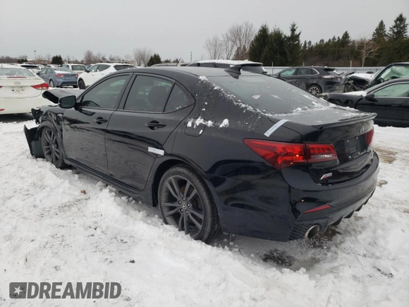 2018 Acura TLX w/A-SPEC Pkg with VIN 19UUB3F60JA801467, listed as a Copart auction lot 89246245 with 0 mi miles and Salvage Title. Bid and sale history available at carsss.com. Image 2.