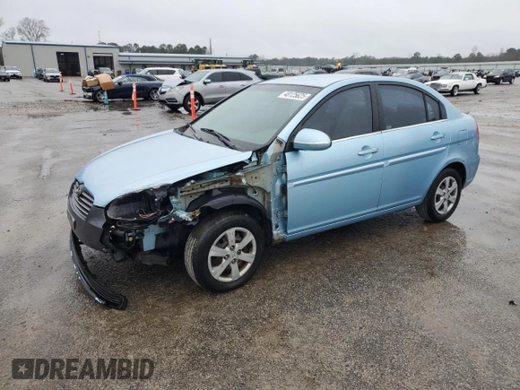 2009 Hyundai Accent Auto GLS with VIN KMHCN46C89U384585, listed as a Copart auction lot 48125625 with 158,089 mi miles and Clean Title. Bid and sale history available at carsss.com. Image 1.