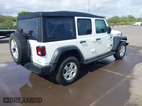 2023 Jeep Wrangler Willys with VIN 1C4HJXDG5PW566145, listed as a IAAI auction lot 41912872 with 50,290 mi miles and . Bid and sale history available at DreamBid. Image 4.