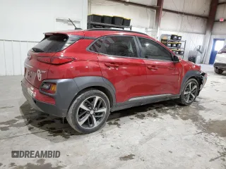2018 Hyundai Kona Limited with VIN KM8K33A53JU099558, listed as a Copart auction lot 45492725 with 115,298 mi miles and Salvage Title. Bid and sale history available at carsss.com. Image 3.