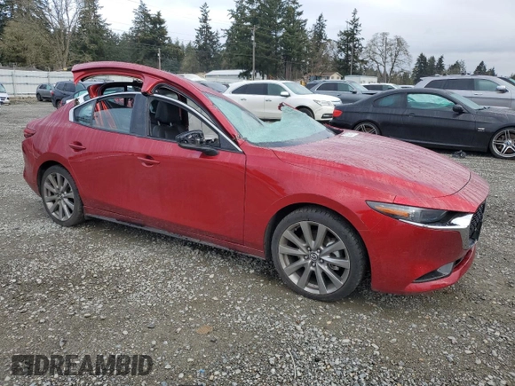2020 Mazda 3 Premium with VIN 3MZBPBEM6LM117611, listed as a Copart auction lot 51363175 with Not Provided miles and Salvage Title. Bid and sale history available at DreamBid. Image 4.