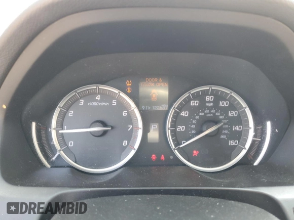 2015 Acura TLX with VIN 19UUB1F36FA015612, listed as a Copart auction lot 60851825 with 122,687 mi miles and Salvage title. Bid and sale history available at DreamBid. Image 9.