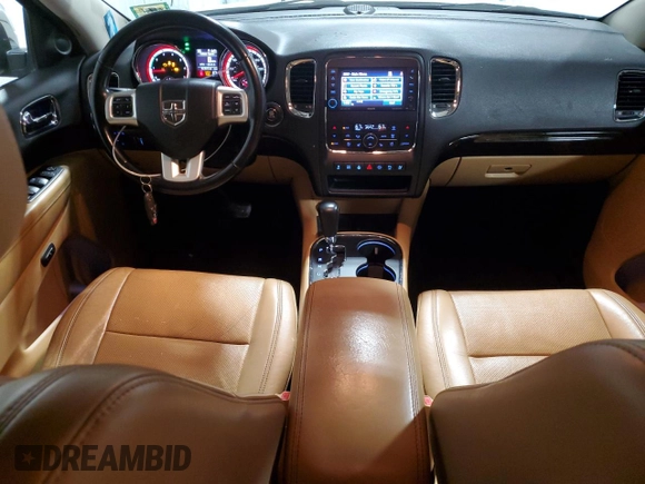2012 Dodge Durango Citadel with VIN 1C4SDJET4CC131246, listed as a Copart auction lot 52932215 with 151,541 mi miles and Salvage Title. Bid and sale history available at carsss.com. Image 8.