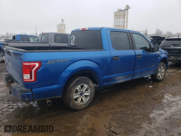 2015 Ford F-150 XL with VIN 1FTEW1CP9FKD16948, listed as a Copart auction lot 39550584 with Not Provided miles and Salvage Title. Bid and sale history available at DreamBid. Image 3.