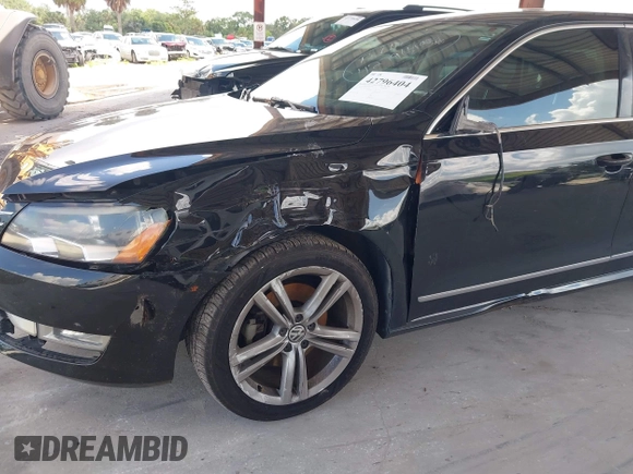2014 Volkswagen Passat SEL Premium with VIN 1VWCN7A37EC071313, listed as a IAAI auction lot 42796404 with 78,444 mi miles and . Bid and sale history available at DreamBid. Image 12.