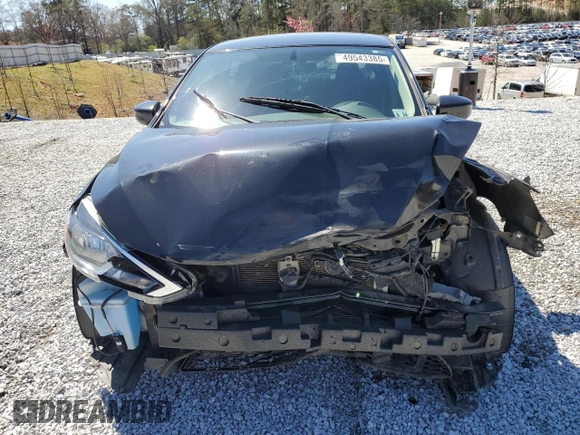 2019 Nissan Sentra S with VIN 3N1AB7AP0KY381525, listed as a Copart auction lot 49543385 with 90,580 mi miles and Salvage Title. Bid and sale history available at carsss.com. Image 5.