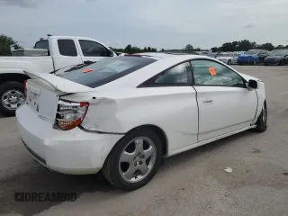 2002 Toyota Celica GT with VIN JTDDR32T420137543, listed as a Copart auction lot 71398604 with 168,767 mi miles and Salvage Title. Bid and sale history available at carsss.com. Image 3.
