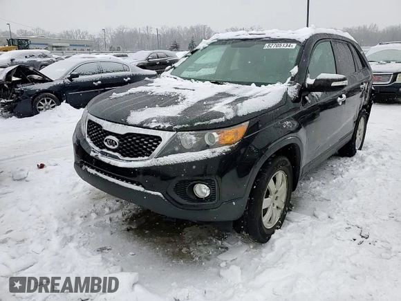 2013 Kia Sorento LX with VIN 5XYKT3A62DG346202, listed as a Copart auction lot 82705134 with 208,117 mi miles and Non repairable. Bid and sale history available at DreamBid. Image 14.
