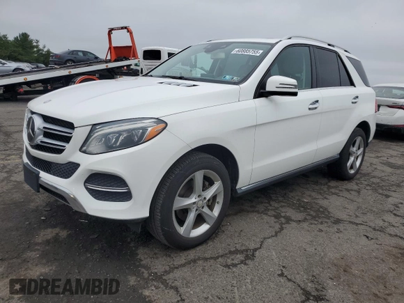 2016 Mercedes-Benz GLE 350 with VIN 4JGDA5HB0GA635107, listed as a Copart auction lot 60885755 with 143,680 mi miles and Salvage title. Bid and sale history available at DreamBid. Image 1.