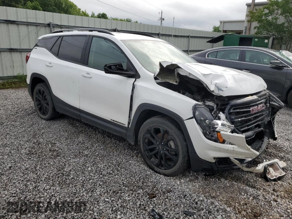 2022 GMC Terrain SLE with VIN 3GKALMEV9NL179404, listed as a Copart auction lot 55949255 with 63,840 mi miles and Salvage title. Bid and sale history available at DreamBid. Image 4.