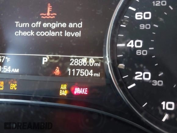 2012 Audi A7 Prestige с VIN WAU2GAFC8CN088845, выставлен на аукционе IAAI как лот 42438205 с пробегом 117 504 миль миль и . История ставок и продаж доступна на DreamBid. Изображение 16.