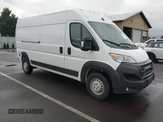 2025 Ram ProMaster Cargo Tradesman with VIN 3C6LRVDG2SE513369, listed as a IAAI auction lot 41809014 with 4,145 mi miles and . Bid and sale history available at DreamBid. Image 1.