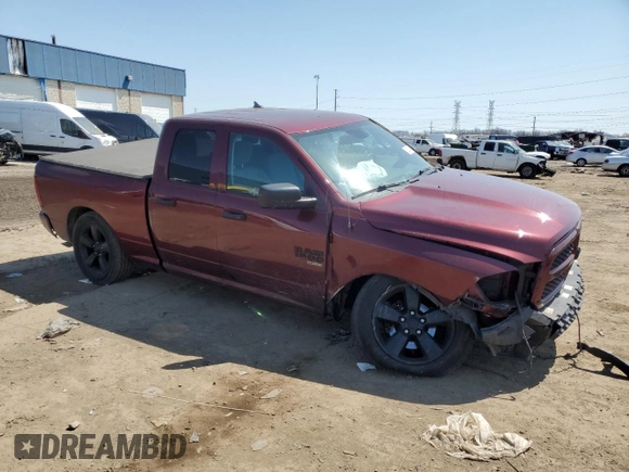2019 Ram 1500 Express z VIN 1C6RR7FG2KS568503, wystawiony jako Copart lot #53268345 z przebiegiem 105 687 mil mil oraz Szkoda całkowita • Salvage title. Historia ofert i sprzedaży dostępna na DreamBid. Obrazek 4.