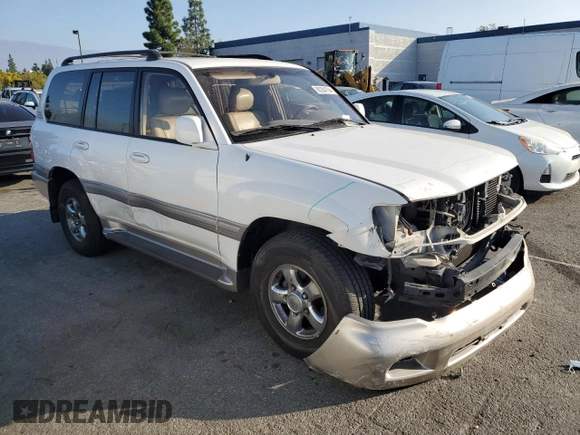 2002 Toyota Land Cruiser z VIN JTEHT05J022020635, wystawiony jako Copart lot #80284764 z przebiegiem Nie podano mil oraz Szkoda całkowita • Salvage title. Historia ofert i sprzedaży dostępna na DreamBid. Obrazek 4.