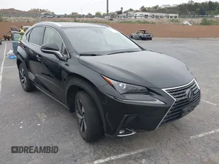 2021 Lexus NX with VIN JTJGARBZ6M2185609, listed as a IAAI auction lot 42065141 with 42,985 mi miles. Bid and sale history available at carsss.com. Image 1.