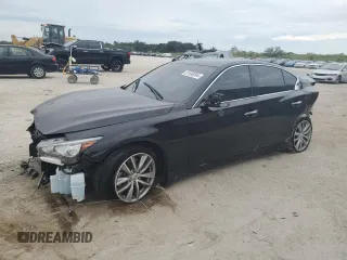 2021 Infiniti Q50 Pure with VIN JN1EV7AP1MM707329, listed as a Copart auction lot 81938594 with 37,839 mi miles and Non Repairable. Bid and sale history available at DreamBid. Image 1.