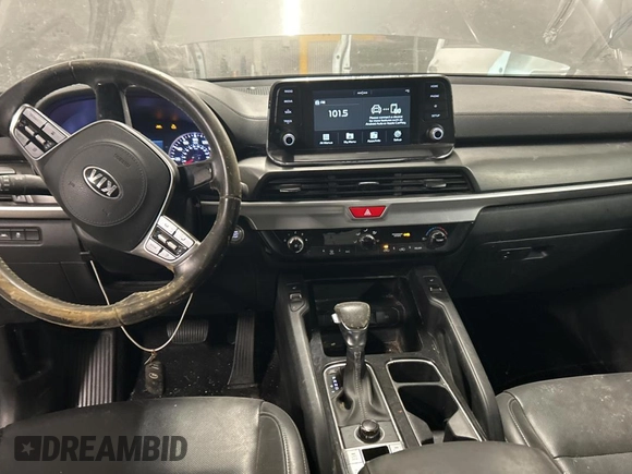 2020 Kia Telluride S with VIN 5XYP6DHC1LG073783, listed as a Copart auction lot 54958565 with 77,176 mi miles and Clean Title. Bid and sale history available at DreamBid. Image 9.