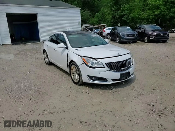 2014 Buick Regal Premium I with VIN 2G4GN5EX4E9314116, listed as a Copart auction lot 61821395 with 144,708 mi miles and Salvage title. Bid and sale history available at DreamBid. Image 13.