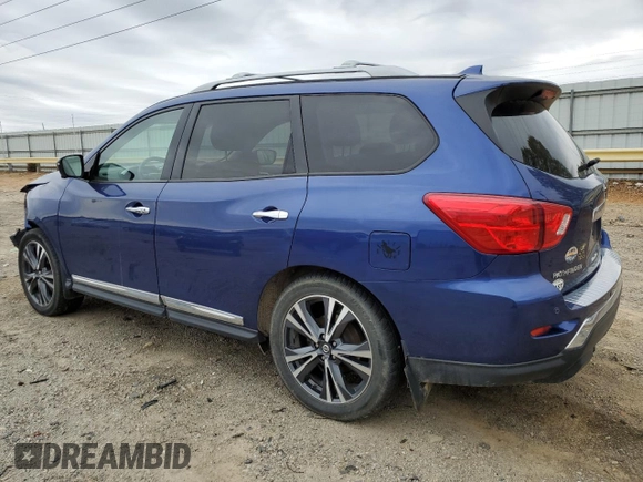 2020 Nissan Pathfinder Platinum with VIN 5N1DR2DM7LC623131, listed as a Copart auction lot 52731565 with 75,779 mi miles and Salvage title. Bid and sale history available at DreamBid. Image 2.