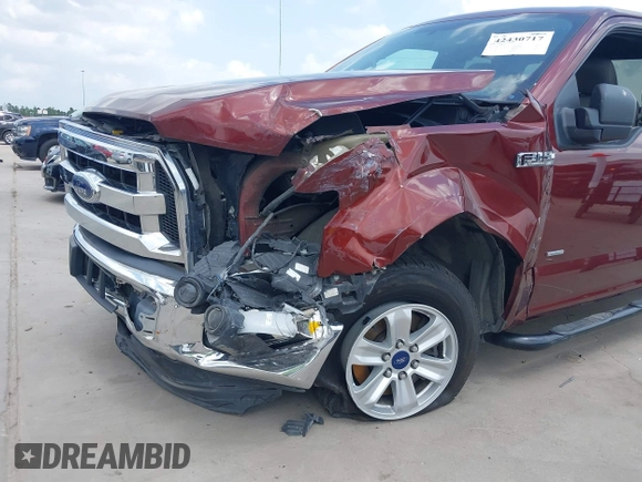 2015 Ford F-150 XL with VIN 1FTEX1CP3FFB68429, listed as a IAAI auction lot 42430717 with 110,711 mi miles and . Bid and sale history available at DreamBid. Image 6.