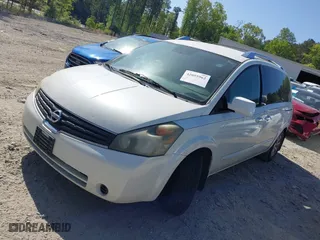 2008 Nissan Quest SE with VIN 5N1BV28U68N111238, listed as a IAAI auction lot 42055962 with 173,112 mi miles. Bid and sale history available at carsss.com. Image 2.