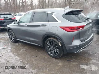 2020 Infiniti QX50 Essential with VIN 3PCAJ5M36LF109877, listed as a IAAI auction lot 41552926 with 62,486 mi miles and . Bid and sale history available at DreamBid. Image 3.