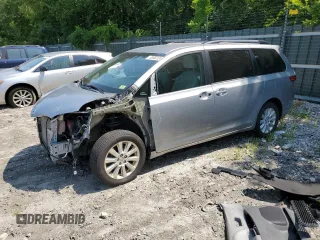 2016 Toyota Sienna LE with VIN 5TDJK3DC4GS138474, listed as a Copart auction lot 63862124 with 0 mi miles and Salvage Title. Bid and sale history available at carsss.com. Image 1.