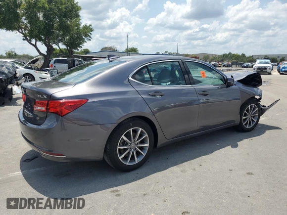 2019 Acura TLX with VIN 19UUB1F3XKA010438, listed as a Copart auction lot 56319025 with 25,081 mi miles and Non repairable. Bid and sale history available at DreamBid. Image 3.